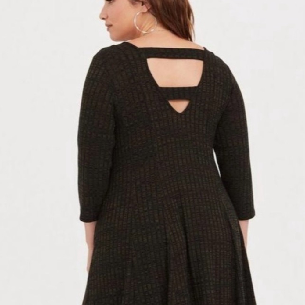 Torrid Greenish Black Dress - Picture 3 of 13